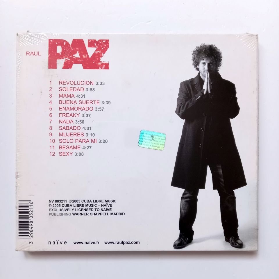 RAUL PAZ – REVOLUCION (2005) - CD SIFIR