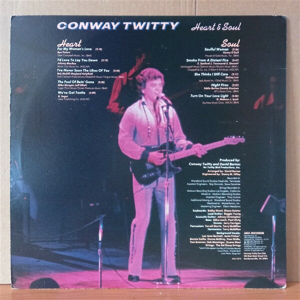 CONWAY TWITTY – HEART & SOUL (1980) - LP 2.EL PLAK