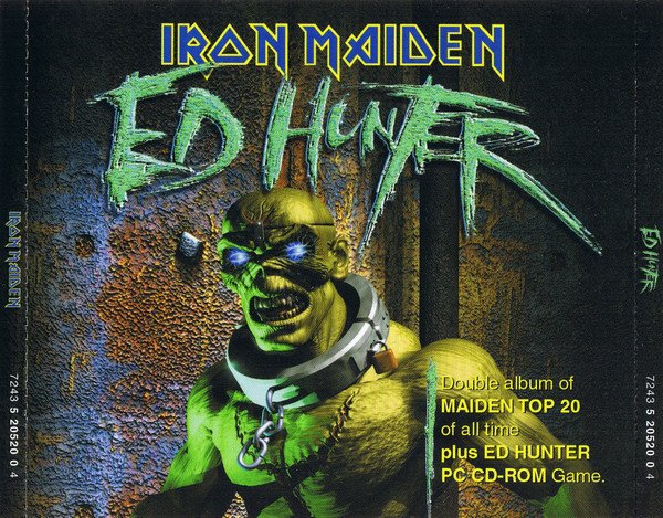 IRON MAIDEN - ED HUNTER - 2CD + CD-ROM GAME 2.EL
