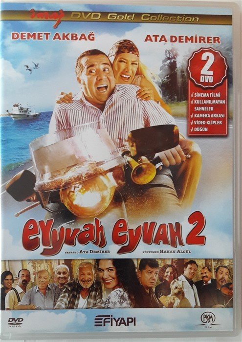 EYVAH EYVAH 2 - ATA DEMİRER - DEMET AKBAĞ - HAKAN ALGÜL - 2DVD 2.EL
