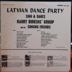 LATVIAN DANCE PARTY - HARRY BIRKEN - PLAK 2.EL