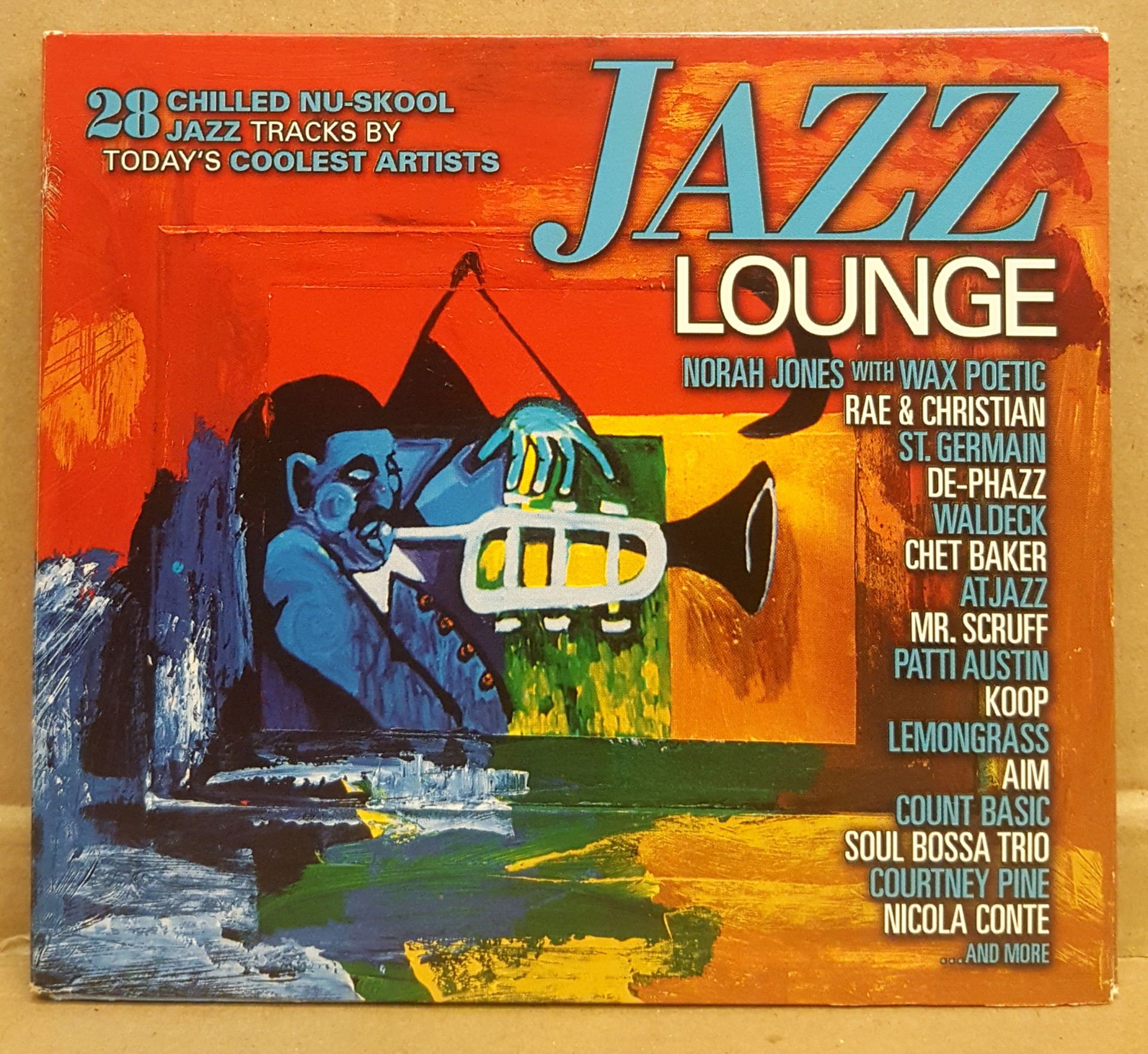 JAZZ LOUNGE - 28 CHILLED NU SKOOL JAZZ TRACKS... / DE PHAZZ , CHET BAKER , ST GERMAIN , NICOLA CONTE , NORAH JONES , COURTNEY PINE etc (2003) - 2CD FUTURE JAZZ LOUNGE DIGIPACK 2.EL