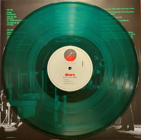 THE DOORS - ALIVE SHE CRIED (1983) - LP 2024 LIMITED EDITION COLORED SIFIR PLAK