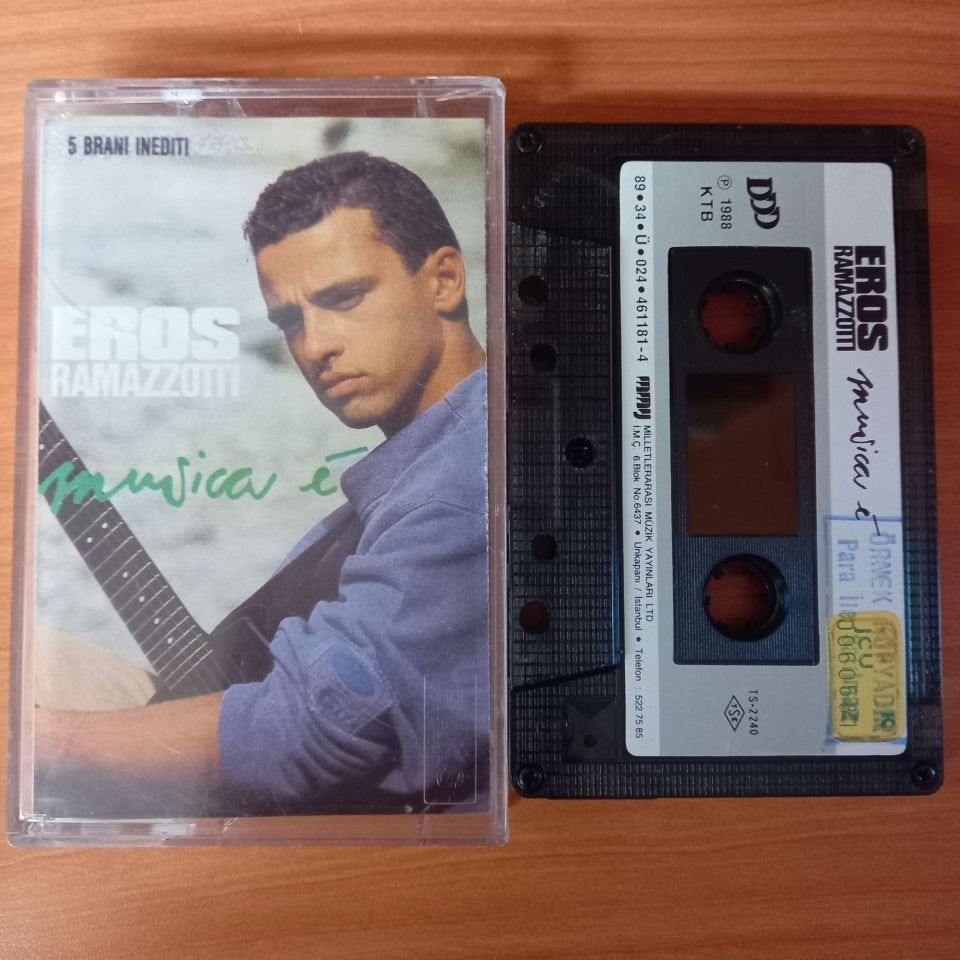 EROS RAMAZZOTTI- MUSICA E (1989) - KASET 2.EL
