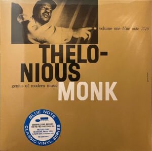 THELONIOUS MONK - GENIUS OF MODERN MUSIC VOL1 (1951) - LP BLUE NOTE CLASSIC VINYL SERIES 180GR 2022 EDITION SIFIR PLAK