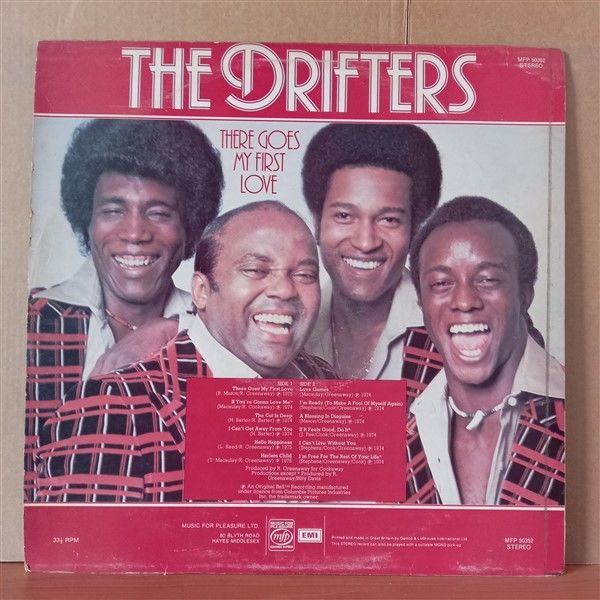 THE DRIFTERS – THERE GOES MY FIRST LOVE (1975) - LP 2.EL PLAK