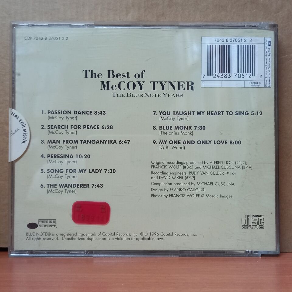 MCCOY TYNER – THE BEST OF MCCOY TYNER (1996) - CD 2.EL