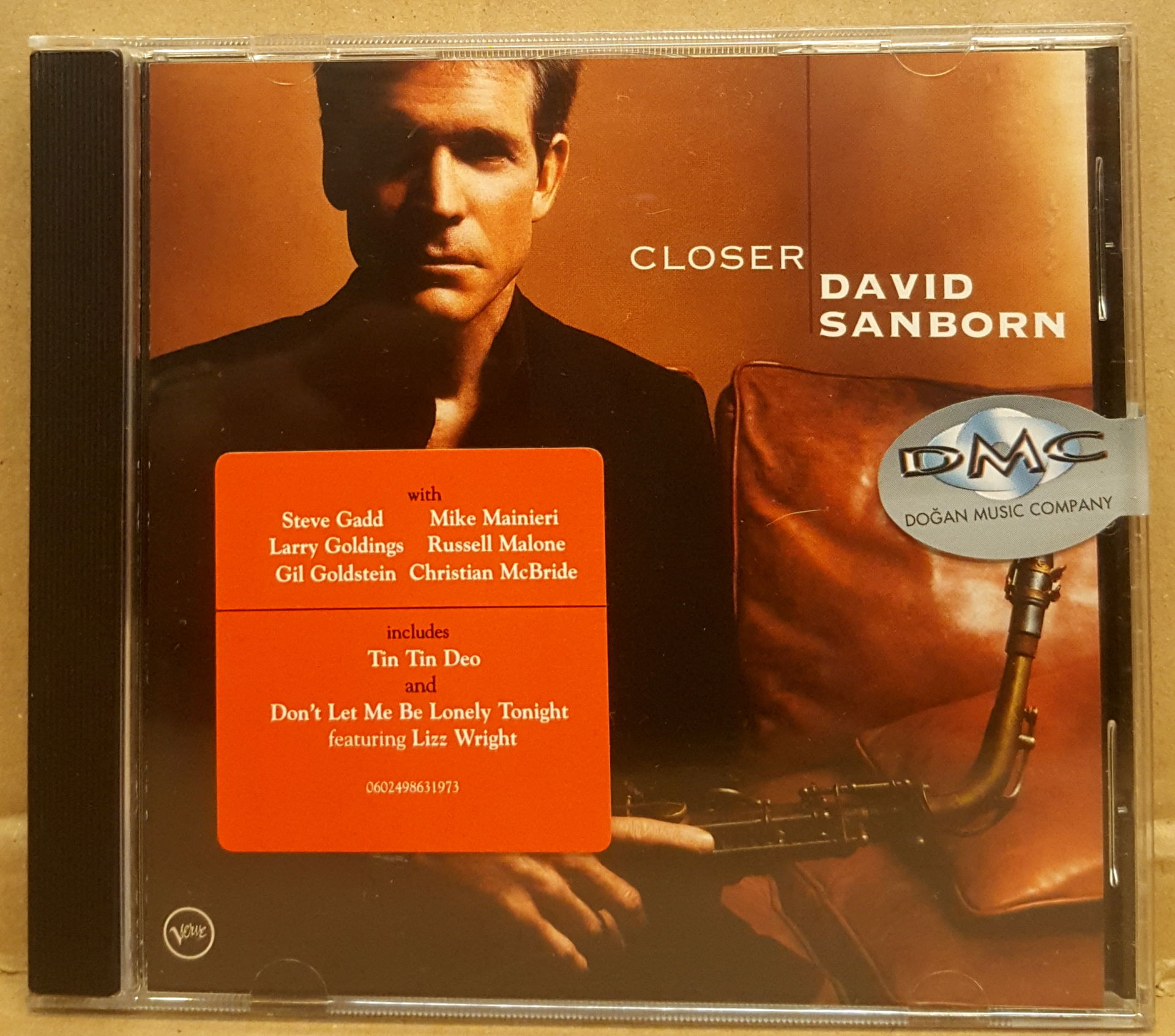 DAVID SANBORN - CLOSER (2005) - CD JEWEL CASE 2.EL