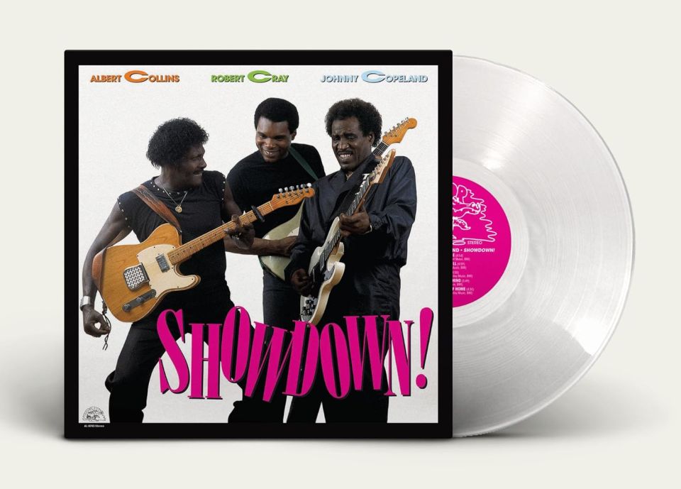 ALBERT COLLINS ROBERT CRAY & JOHNNY COPELAND - SHOWDOWN ! (1985) - LP 180GR 2024 EDITION CLEAR (TRANSPARENT WHITE) COLOURED EDITION SIFIR PLAK