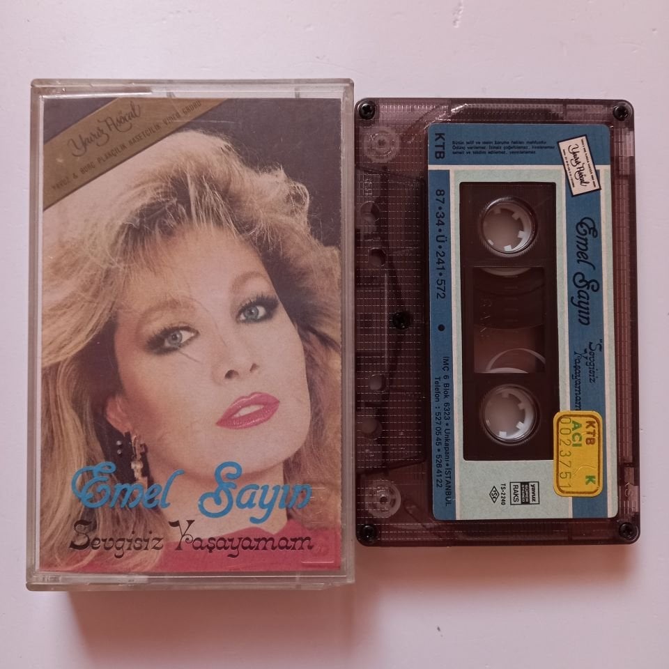 EMEL SAYIN - SEVGİSİZ YAŞAYAMAM (1987) - KASET 2.EL