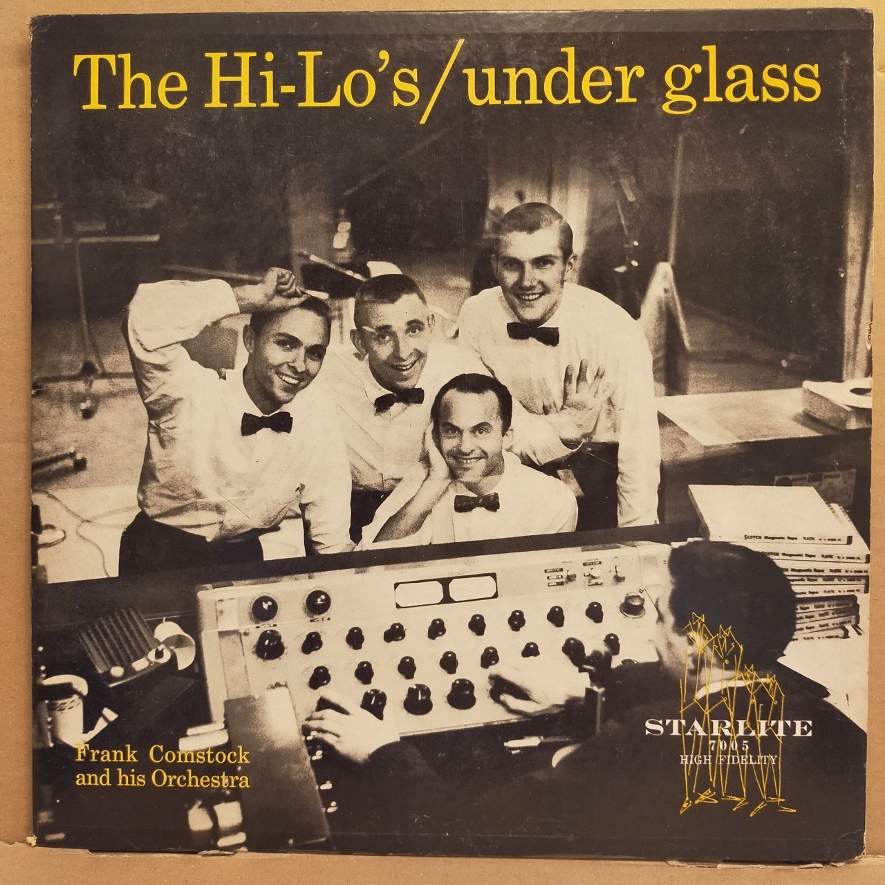 THE HI-LO'S - UNDER GLASS (1956) - LP EASY LISTENING POP VOCAL 2.EL PLAK