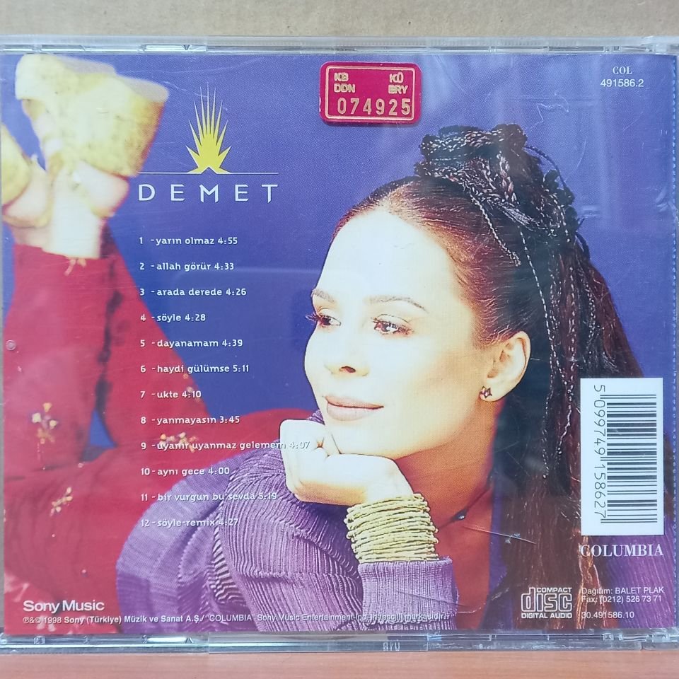 DEMET – SIMSICAK (1998) - CD 2.EL