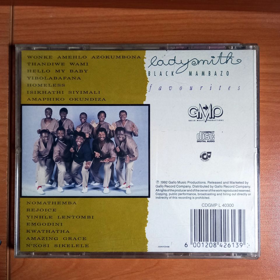 LADYSMITH BLACK MAMBAZO – FAVOURITES  (1992) - CD 2.EL