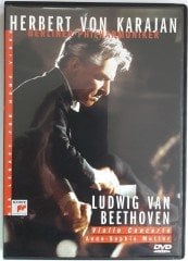 BEETHOVEN: VIOLIN CONCERTO - ANNE-SOPHIE MUTTER - BERLINER PHILHARMONIKER - HERBERT VON KARAJAN - DVD 2.EL