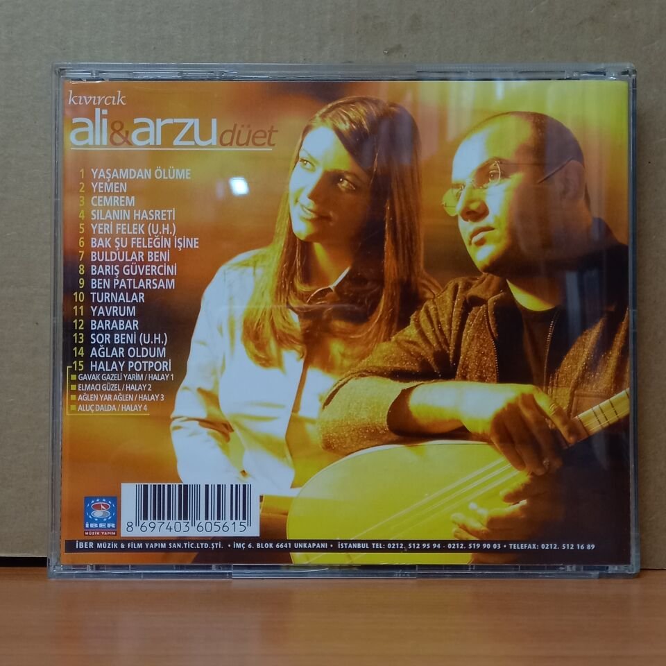 KIVIRCIK ALİ - ALİ & ARZU DÜET - CD 2.EL