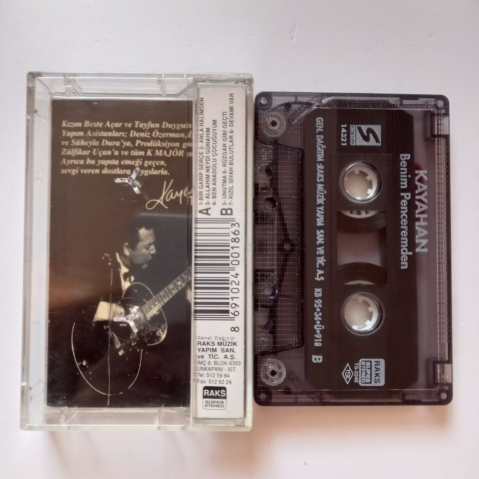 KAYAHAN - BENİM PENCEREMDEN (1995) - KASET 2.EL