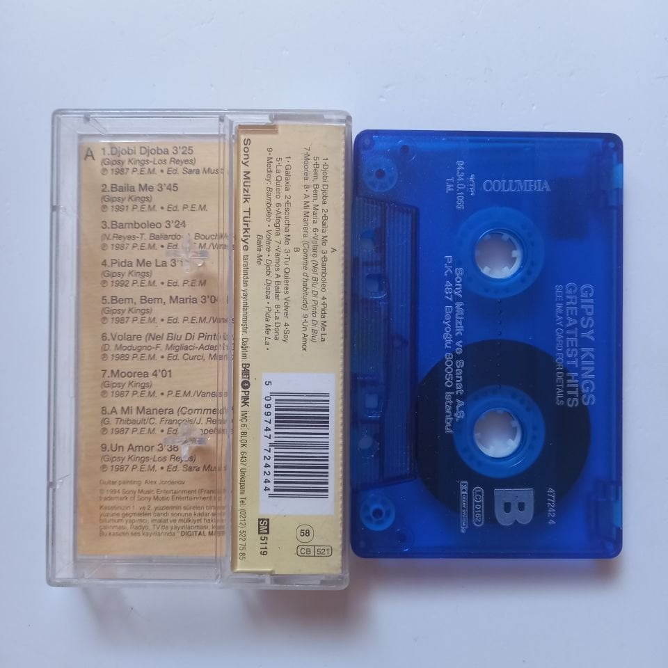 GIPSY KINGS - GREATEST HITS (1994) - KASET 2.EL