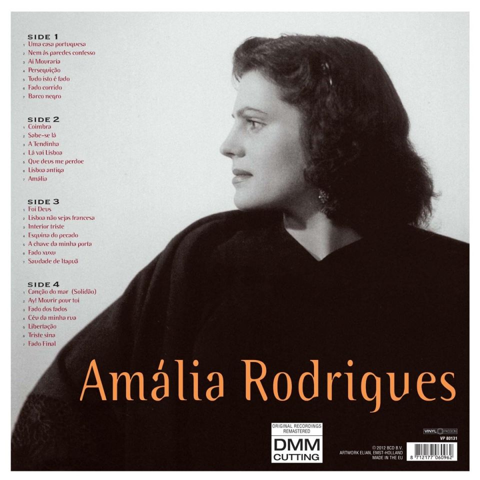 AMALIA RODRIGUES - UMA CASA PORTUGUESA (2012) - 2LP COMPILATION FADO SIFIR PLAK