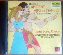 RESPIGHI - ANCIENT AIRS AND DANCES / TRITTICO BOTTICELLIANO / JESUS LOPEZ-COBOS, ORCHESTRA DE CHAMBRE DE LAUSANNE (1992) TELARC DIGITAL CD 2.EL