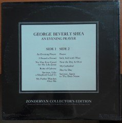 GEORGE BEVERLY SHEA - AN EVENING PRAYER - DÖNEM BASKISI PLAK SIFIR