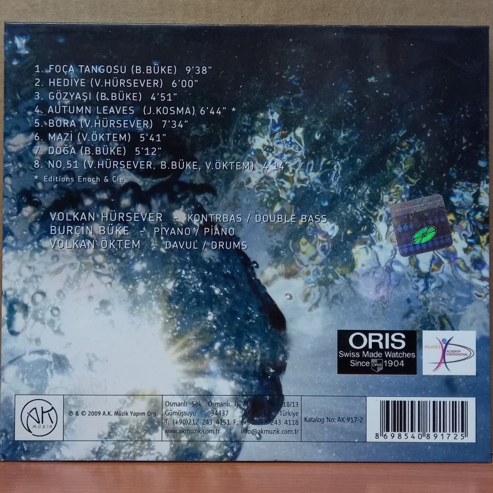 HEDİYE / VOLKAN HÜRSEVER, BURÇİN BÜKE, VOLKAN ÖKTEM (2009) - CD 2.EL