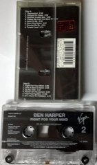 BEN HARPER - FIGHT FOR YOUR MIND (1995) CASSETTE MADE IN HOLLAND ''USED''