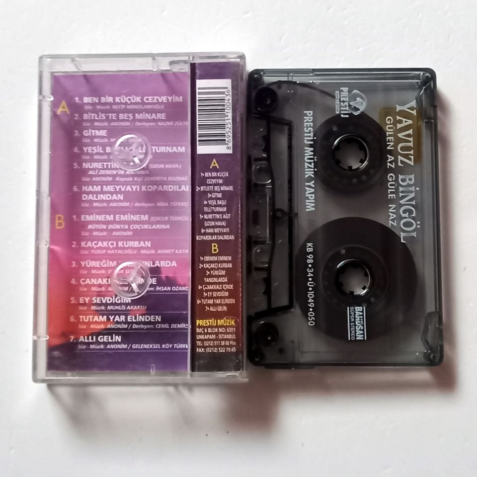 YAVUZ BİNGÖL - GÜLEN AZ GÜLE NAZ (1998) - KASET 2.EL