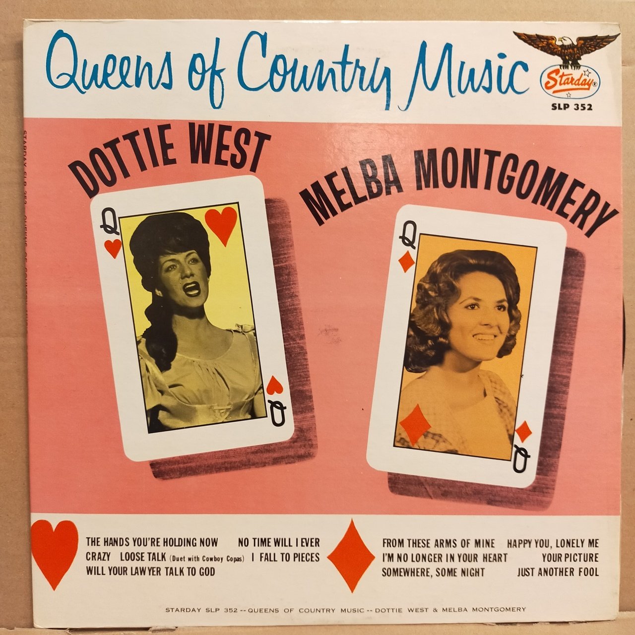 QUEENS OF COUNTRY MUSIC - DOTTIE WEST & MELBA MONTGOMERY (1965) - LP 2.EL PLAK