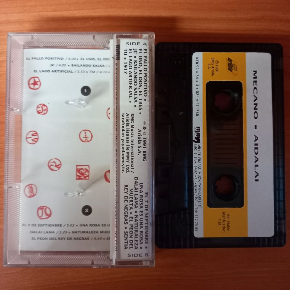 MECANO - AIDALAI (1991) - KASET 2.EL