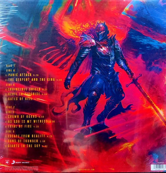 JUDAS PRIEST - INVINCIBLE SHIELD (2024) - 2LP RED COLOURED VINYL SIFIR PLAK