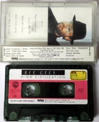 BEE GEES - HIGH CIVILIZATION (1991) MMY CASSETTE MADE IN TURKEY ''USED''