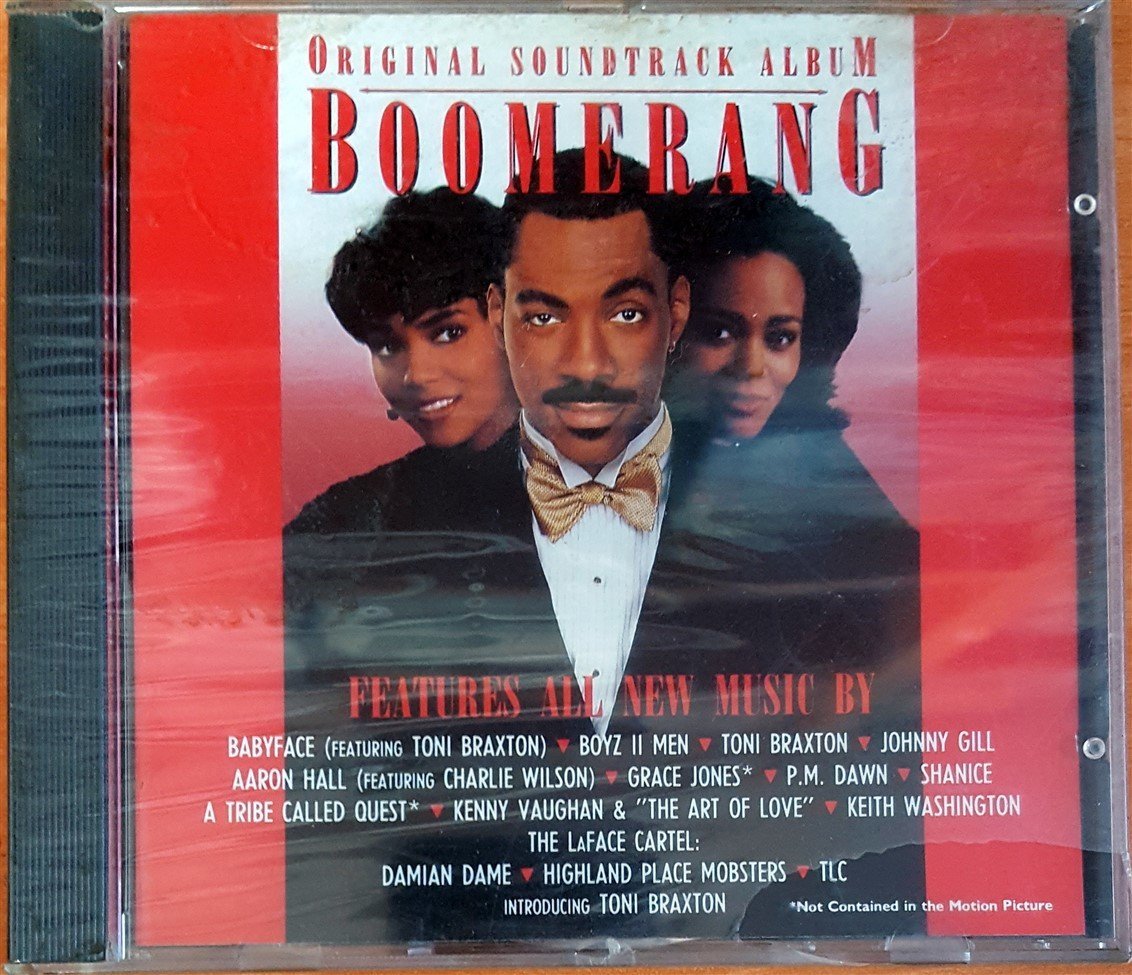 BOOMERANG OST / BABYFACE BOYZ II MEN TONI BRAXTON GRACE JONES A TRIBE CALLED QUEST (1992) CD SIFIR