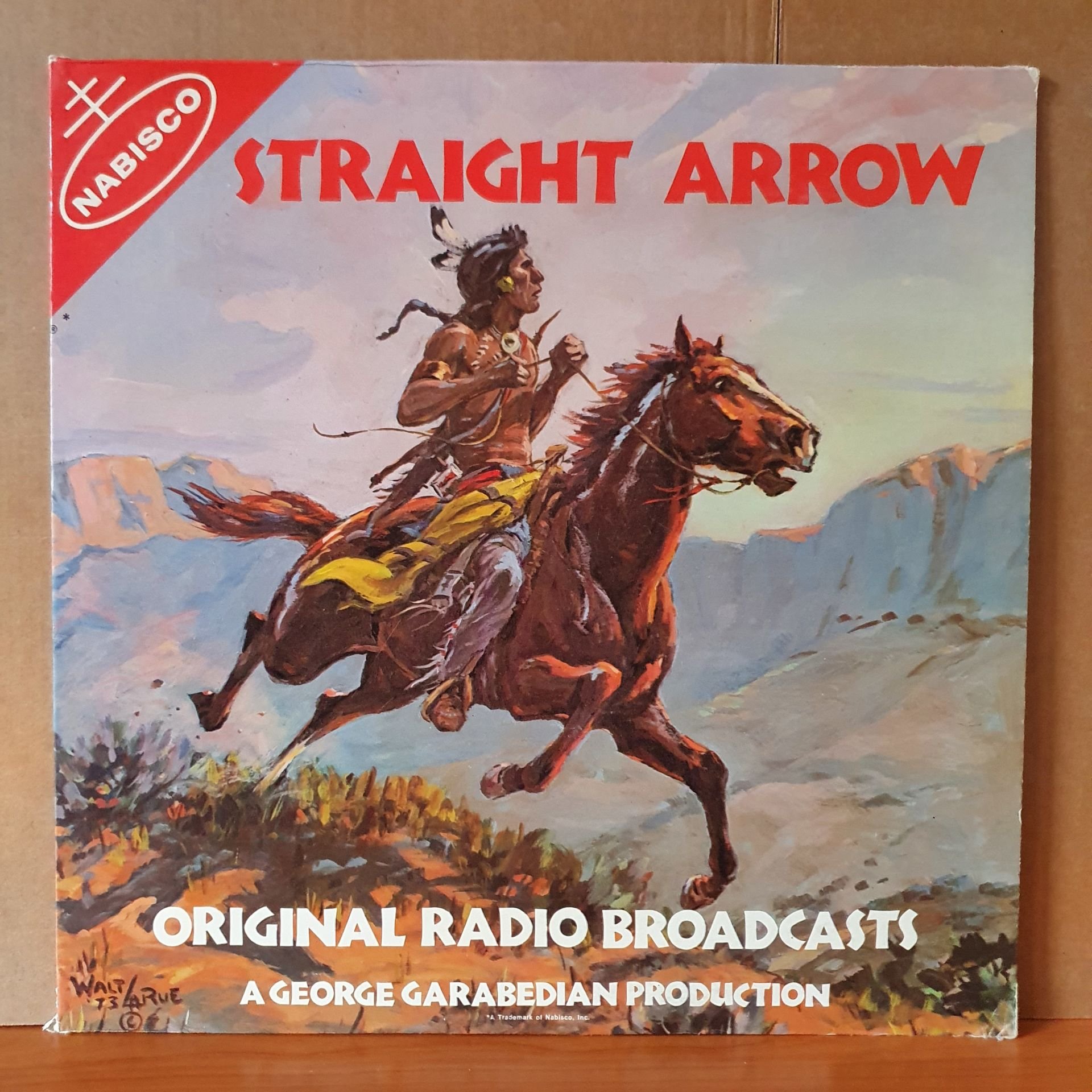 STRAIGHT ARROW / ORIGINAL RADIO BROADCAST / A GEORGE GARABEDIAN PRODUCTION (1974) - LP 2.EL PLAK