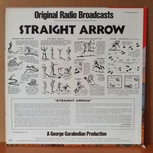 STRAIGHT ARROW / ORIGINAL RADIO BROADCAST / A GEORGE GARABEDIAN PRODUCTION (1974) - LP 2.EL PLAK