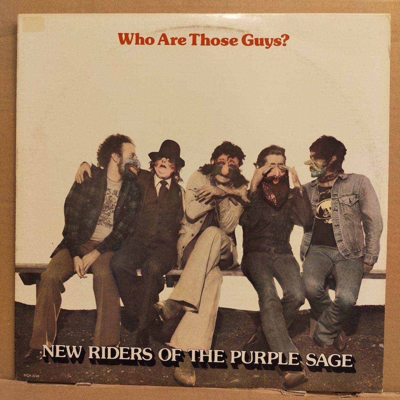 NEW RIDERS OF THE PURPLE SAGE - WHO ARE THOSE GUYS (1977) - LP 2.EL PLAK