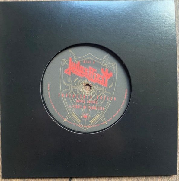 JUDAS PRIEST - INVINCIBLE SHIELD (2024) - 3 TRACKS 7'' 45RPM SINGLE SIFIR PLAK