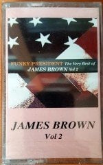 JAMES BROWN - FUNKY PRESIDENT THE VERY BEST OF VOL 2 (1993) YONCA CASSETTE MADE IN TURKEY ''NEW''