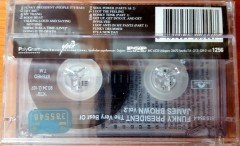 JAMES BROWN - FUNKY PRESIDENT THE VERY BEST OF VOL 2 (1993) YONCA CASSETTE MADE IN TURKEY ''NEW''