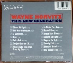 WAYNE HORVITZ - THIS NEW GENERATION (1987) - CD ELEKTRA / NONESUCH 2.EL