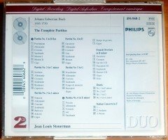 BACH - THE COMPLETE PARTITAS, ITALIAN CONCERTO, 4 DUETS / JEAN LOUIS STEUERMAN (1997) PHILIPS 2CD 2.EL