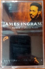 JAMES INGRAM - THE POWER OF GREAT MUSIC (1991) MMY CASSETTE MADE IN TURKEY ''NEW''