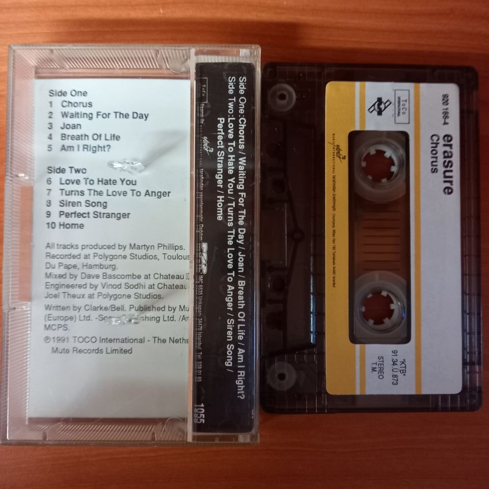 ERASURE - CHORUS (1991) - KASET 2.EL