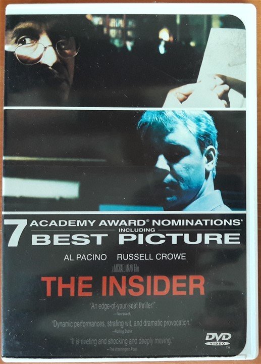 THE INSIDER - AL PACINO - RUSSELL CROWE - DVD 2.EL 1. BÖLGE TR ALTYAZI YOKTUR
