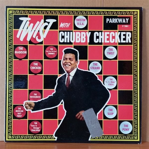 CHUBBY CHECKER – TWIST WITH CHUBBY CHECKER (1960) - LP 2.EL PLAK