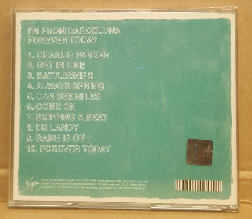 I'M FROM BARCELONA - FOREVER TODAY (2011) - CD FOLK ROCK , INDIE ROCK / JEWEL CASE 2.EL