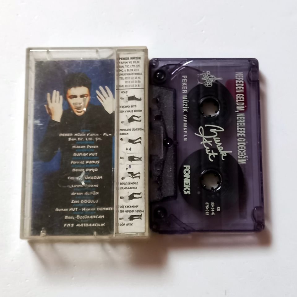 BURAK KUT - NEREDEN GELDİM, NERELERE GİDECEĞİM (1995)  - KASET 2.EL