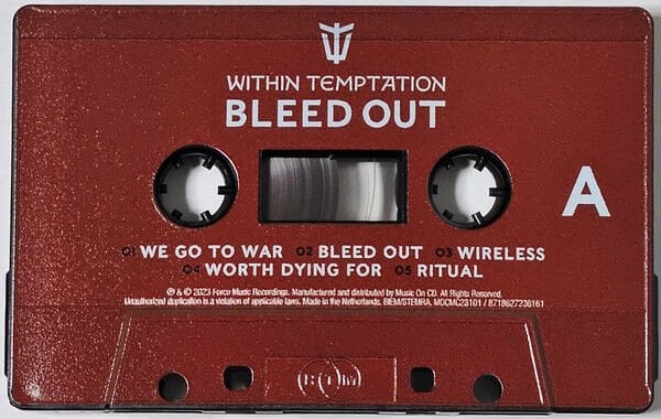 WITHIN TEMPTATION - BLEED OUT (2023) - KASET / CASSETTE SIFIR JELATİNİ YOK KULLANILMAMIŞ SIFIR