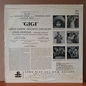 GIGI ORIGINAL CAST SOUNDTRACK / ALAN JAY LERNER, FREDERICK LOEWE (1958) - LP 2.EL PLAK