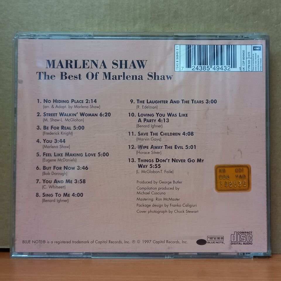 MARLENA SHAW – THE BEST OF MARLENA SHAW (1997) - CD 2.EL