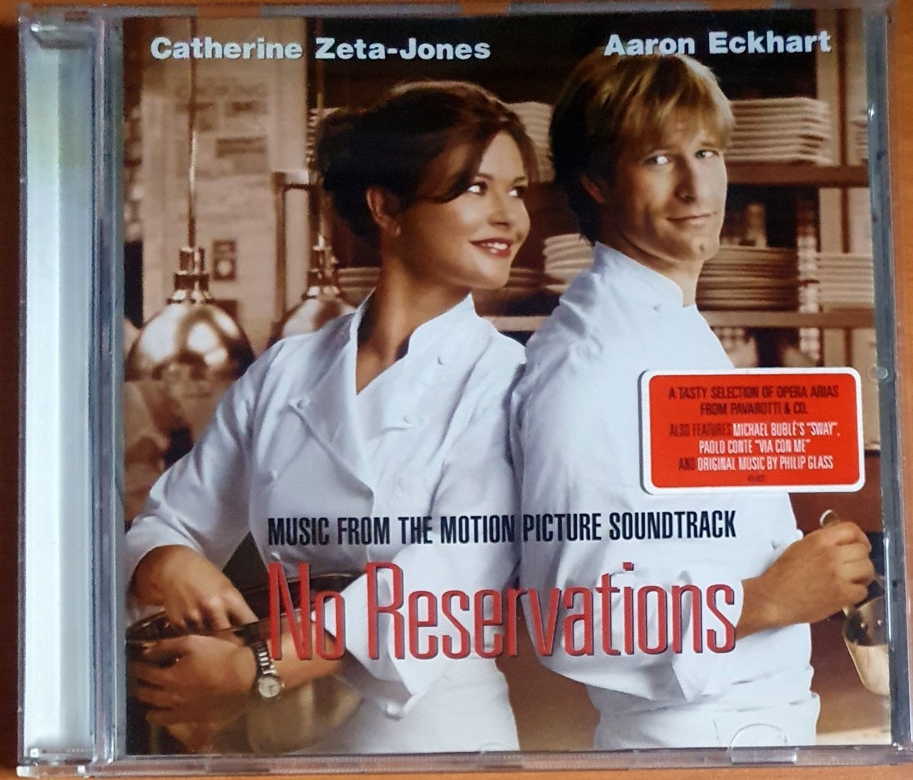 NO RESERVATIONS SOUNDTRACK / MICHAEL BUBLE, LUCIANO PAVAROTTI, PHILIP GLASS, PAOLO CONTE, LIZ PHAIR (2007) - CD 2.EL
